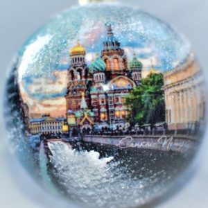 Питер Елочный шар канал Грибоедова Санкт-Петербург